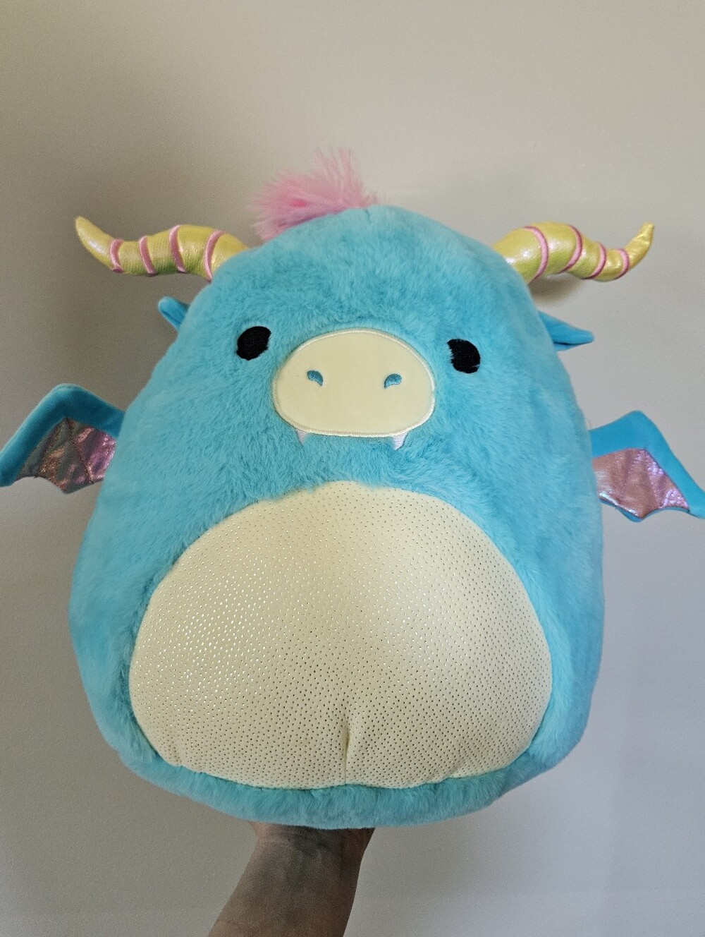 NWT Byron The Blue Dragon Fuzzamallow 12" Squishmallow Fuzzy Plush